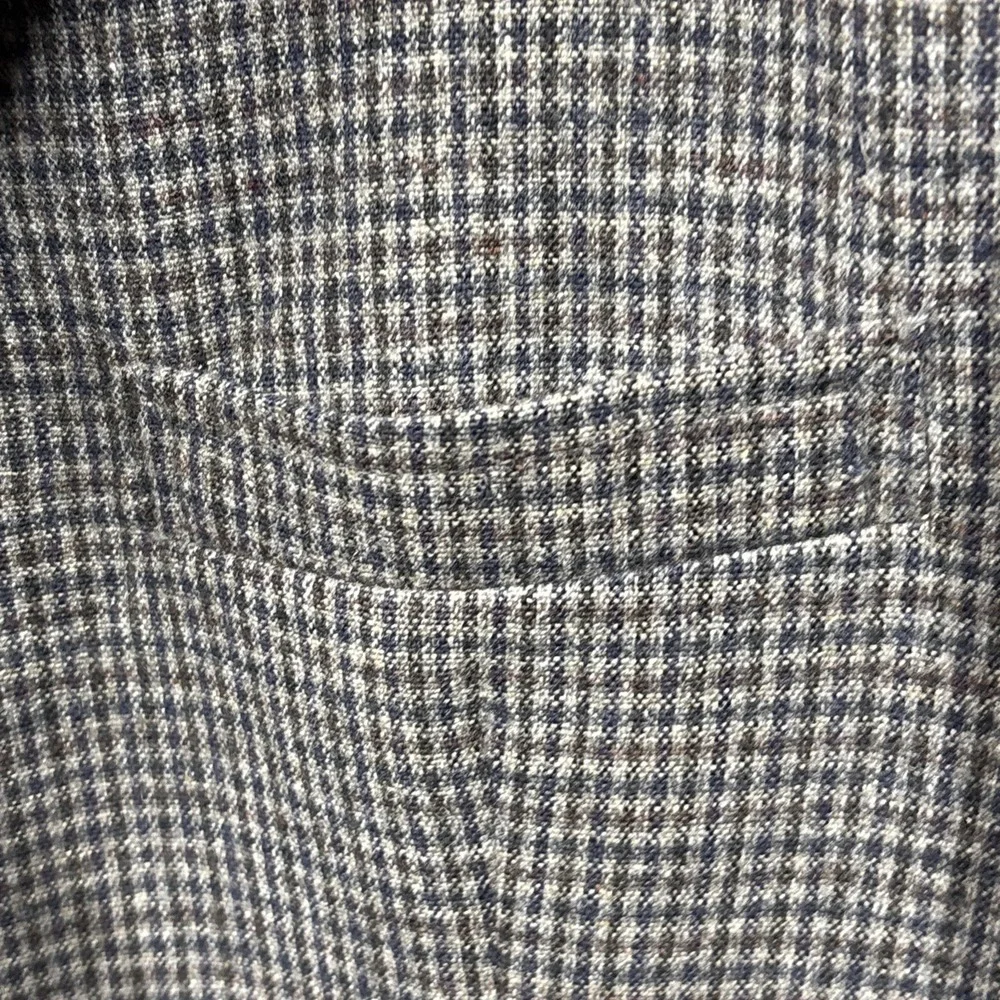 Vintage Pendleton Tweed Virgin‎ Wool Blazer Jacket Men's Size 42 Gray 2 Button - Picture 15 of 15